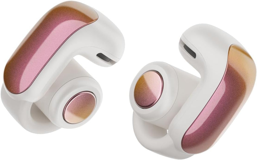 Bose Ultra Open Earbuds - Bluetooth Open Ear Earbuds with OpenAudio for Awareness, Clip-On Design for Comfort, Water Resistant, Up to 48 Hrs of Playtime, Driftwood Sand - Limited Edition Color