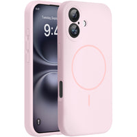 Magnetic for iPhone 17 Pro Max Case, Compatible with MagSafe, Integrated Silicone Camera Control Cover, 3.0mm Thicken Shockproof Drop Protection Phone Case for 17 ProMax, Orange
