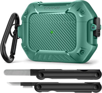 AirPods Case with Lock & Keychain & Cleaner Kit