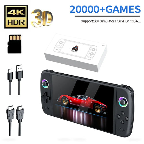 M27 Portable Pocket Retro Handheld Video Game Console 7.0Inch IPS Screen 1024*600 Display Support LINUX HDMI for boys game gift